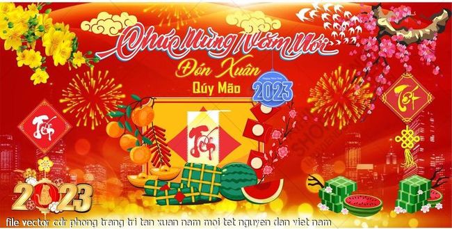 file vector cdr phong trang tri tan xuan nam moi tet nguyen dan viet nam